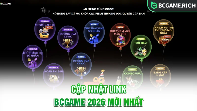 Cập nhật link BCGAME 2026 mới nhất