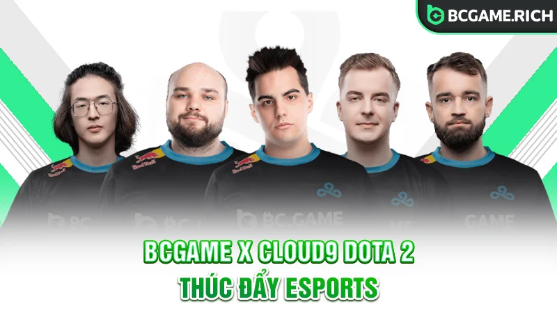 BCGAME tài trợ cho Cloud Dota 2 để tạo đà phát triển