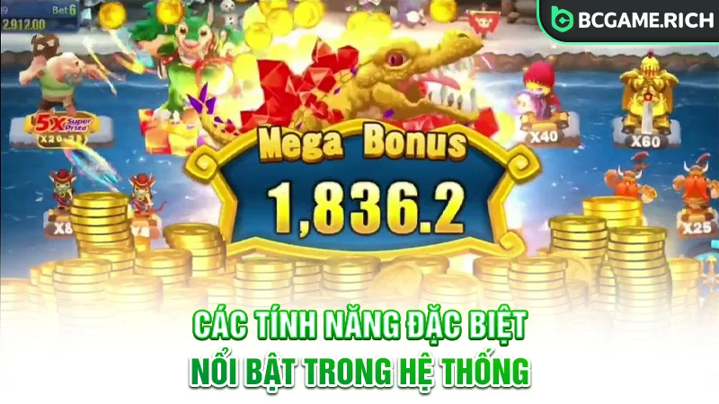 Điểm danh các tính năng đặc biệt tại hệ thống