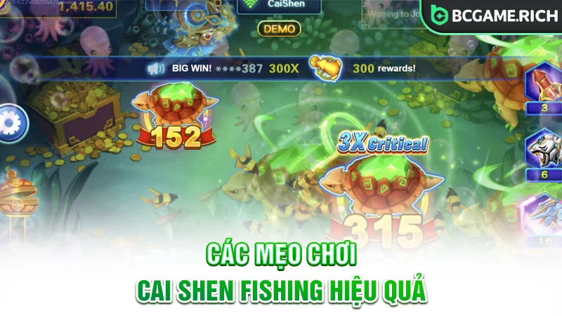 Các tip giúp chơi Cai Shen Fishing hiệu quả nhất
