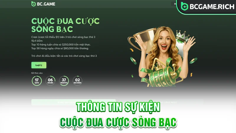 Thông tin chi tiết về sự kiện Cuộc Đua Cược Sòng Bạc