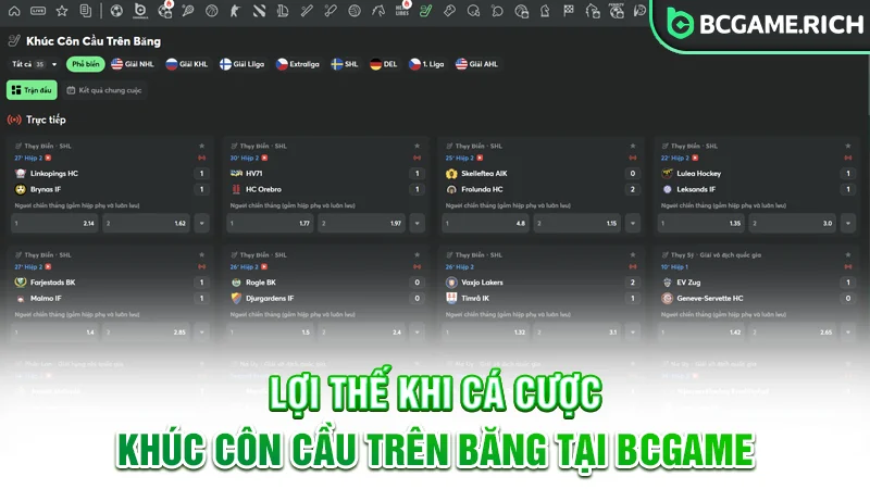 Cá cược thể thao tại sân nhà luôn mang đến nhiều lợi ích