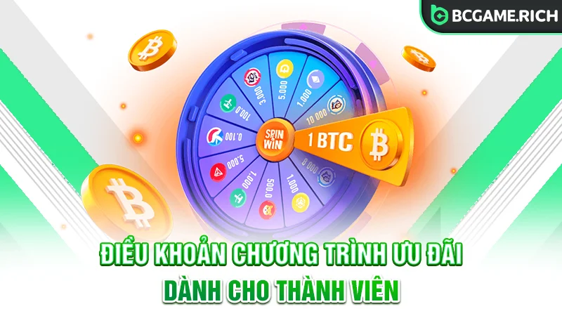 Điều khoản sử dụng chương trình ưu đãi BCGAME