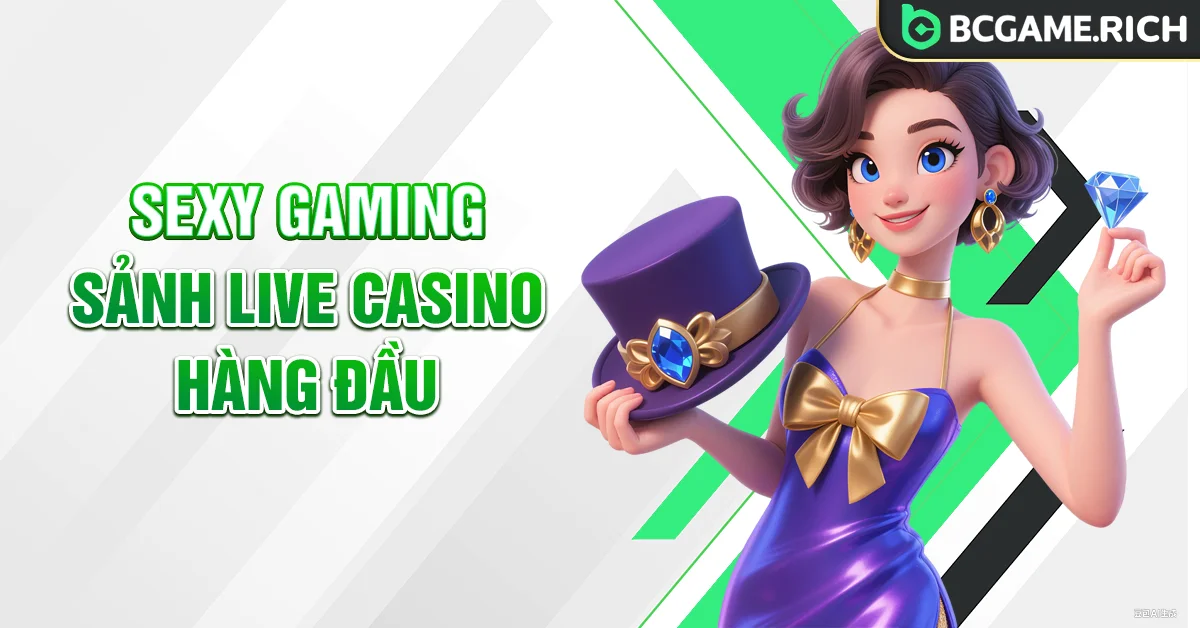 Sảnh Live Sexy Gaming dealer quyến rũ tại BCGAME