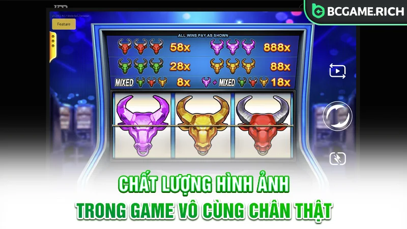 Chất lượng hình ảnh trong game chân thật